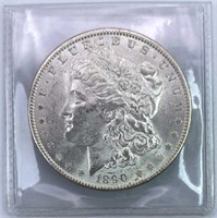 1890 Morgan Silver Dollar w/ Luster