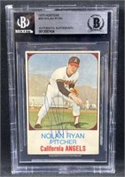 1975 Nolan Ryan Autograph, Hostess Card BGS