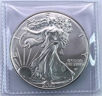 2021 Type 2 American Silver Eagle
