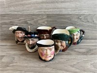 (6) Small Royal Daulton Cups