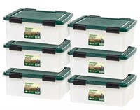 Remington - Airtight Bins With Lids 30qt - 6 Pack