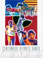 CENTENNIAL OLYMPIC MODERN PENTATHLON POSTER