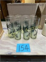 8 PIECE TOM COLLINS GLASSES MID 60s OR EARLIER