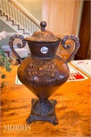 Double handled covered urn