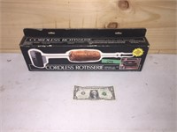 Cordless Rotisserie (new in box) with wire basket
