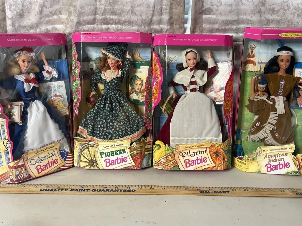 4 American story collections S.E. Barbies