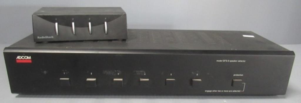 Adcom model GFS-6 speaker selector and Radio