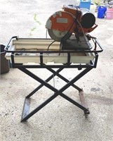 Chicago Wet Tile Saw And Stand