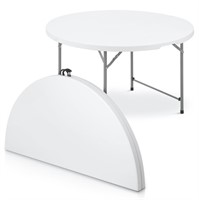 N3170  Magshion 4Ft Folding Round Table 30" White