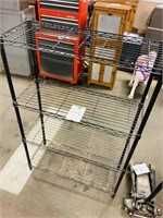 4 tier wire storage shelving