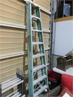 8FT WERNER FOLDING STEP LADDER