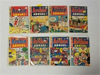8 Archie Giant Annual comics