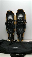 Pair Of Adult Metal Snowshoes with Case