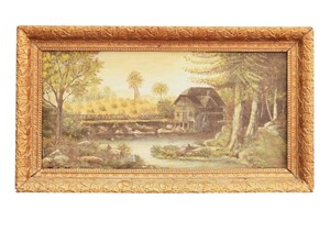 LANDSCAPE WITH MILL (AMERICAN SCHOOL, LATE 19TH CE