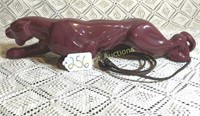 MAROON STALKING PANTHER FIGURE - MCM ACC