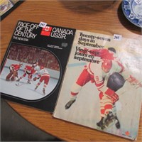 2 - CANADA -RUSSIA HOCKEY BOOKS  1972