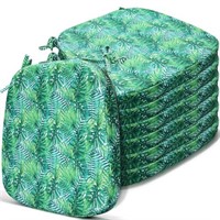 Beeveer Set of 6 Outdoor Chair Cushions 17" x 16"