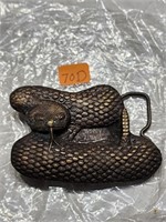 Rattlesnake Belt Buckle