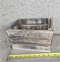 Rustic Wooden Storage Crate