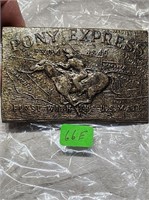 Poney Express Belt Buckle