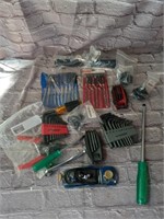 Box Lot of Miscellaneous Tools - Allen Key Sets,