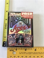 Baseball Aces Playing Cards-Unopened