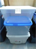 3 Storage Totes