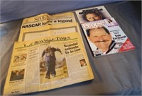 Dale Earnhardt newspapers and magazines