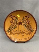 Ned Foltz Redware Plate