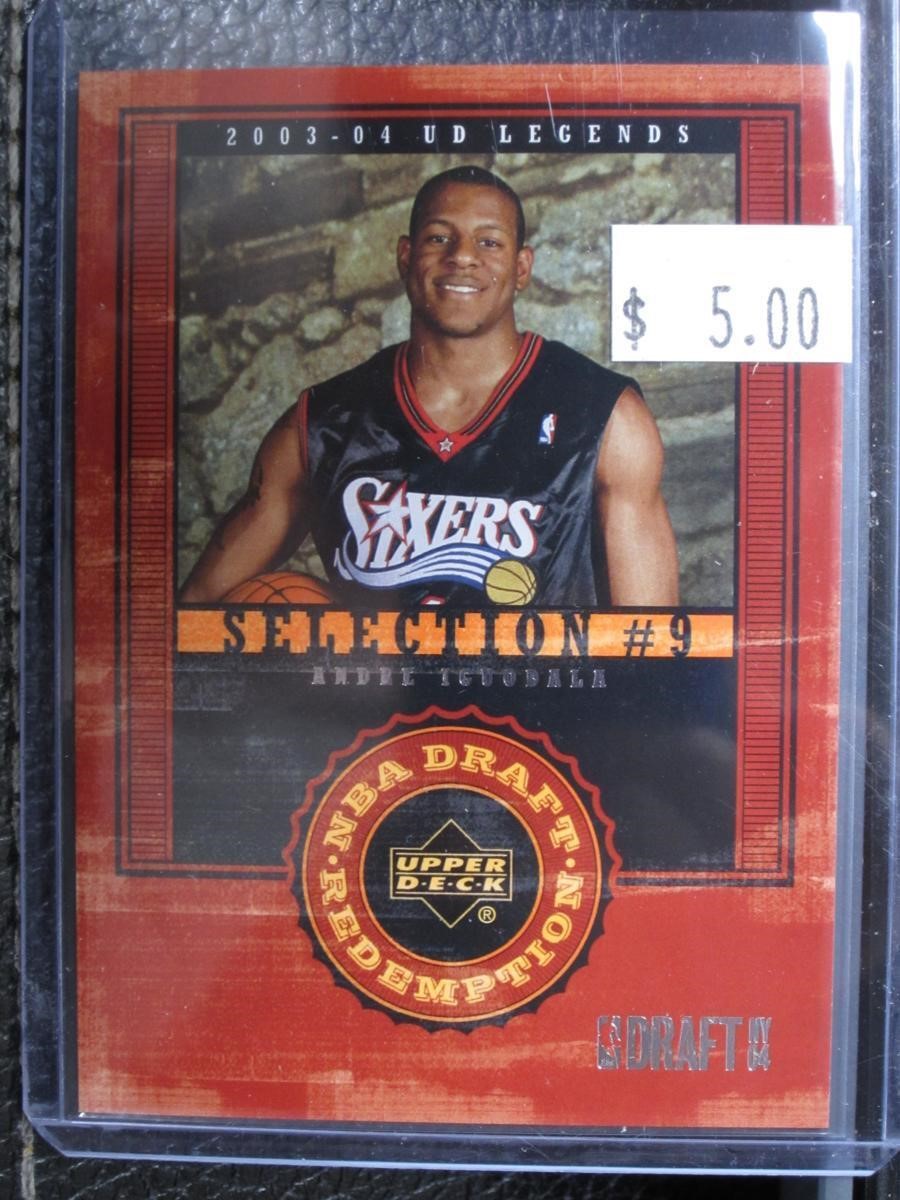 2003-04 UD LEGENDS ANDRE IGOUDALA RC