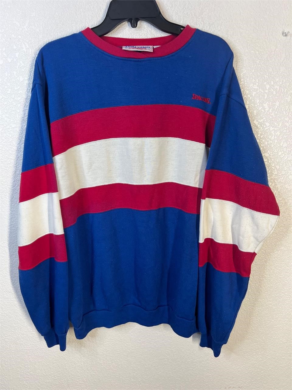 Vintage Spalding Color Block Crewneck