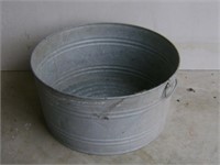 Round Galvanized Tub