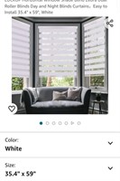 Horizontal Window Shade Blind Zebra Dual Roller