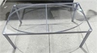 IKEA Coffee Table, Glass Top, Metal Base, used