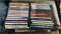 Box lot of music CDs - 35 different music CDs,
