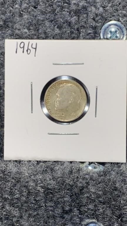 164 Roosevelt Silver Dime Coin