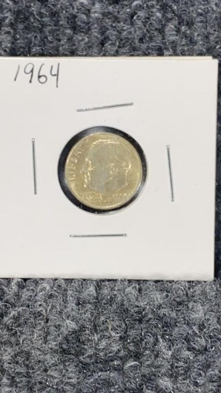 164 Roosevelt Silver Dime Coin