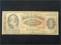 1886 $1 Silver Cert Martha Washington FR-218