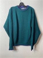 Vintage Green Knit Sweater