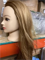 FUGUIRENHAIR 30" Mannequin Head Synthetic Fiber