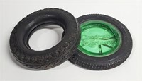 VINTAGE GOOD YEAR, GOODRICH TIRE ASHTRAYS AS-IS