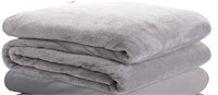 Weighted Blanket Queen Bed 60x80 25lbs Grey