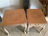 Pair of lane end tables