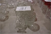 8 - Fostoria American 4" Glasses