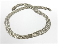 ‘925’ Marked 9mm Necklace 18”
(Weight is