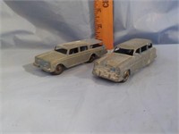 2 Early Tootsie Toy vehicles