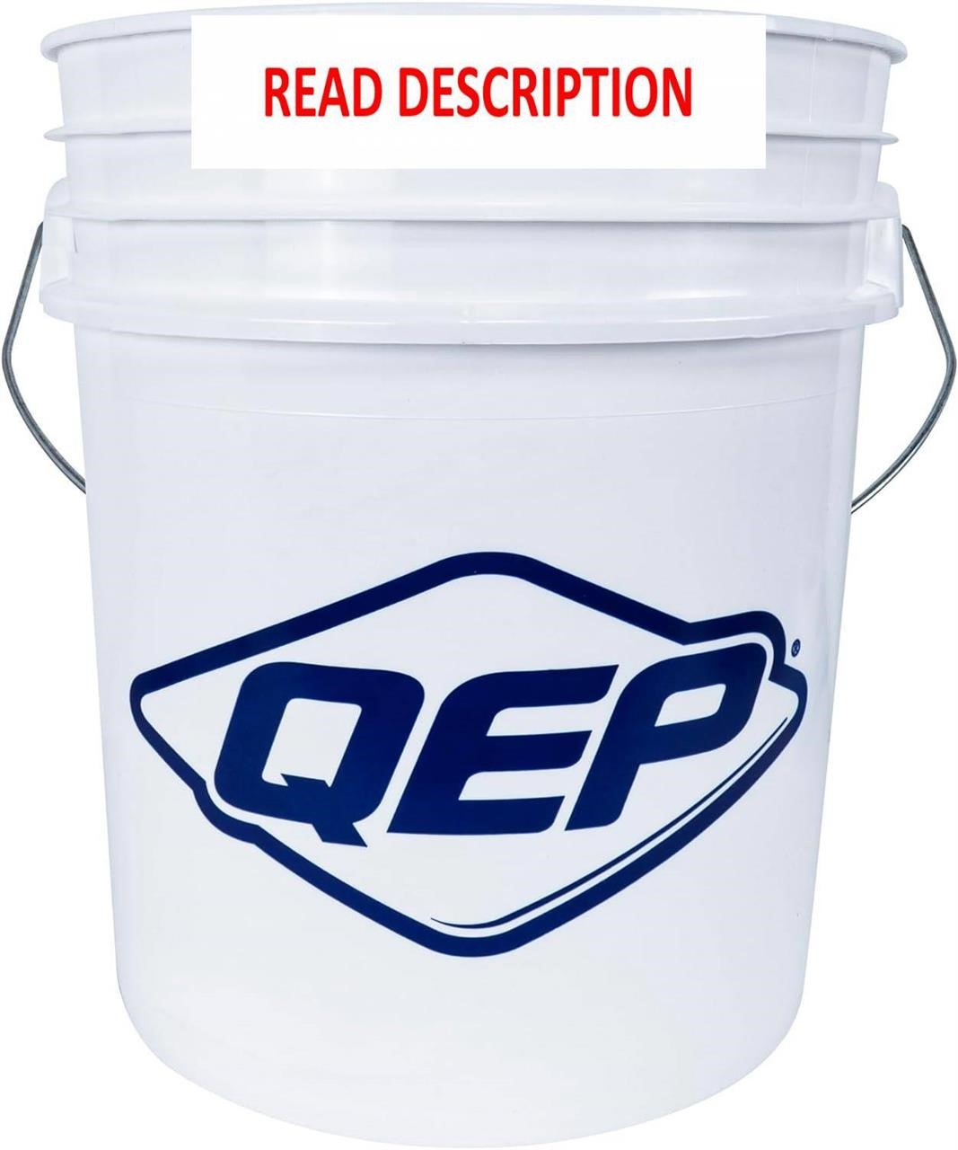QEP 5 Gallon Mixing Bucket - 90 mil HDPE  4 Pack
