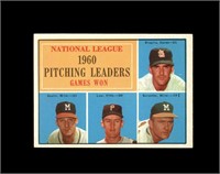 1961 Topps #47 Pitching Leaders EX-MT to NRMT+