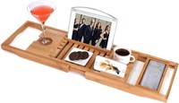 UTOPLIKE BATHTUB CADDY TRAY