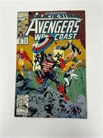 Autograph COA Wesr Coast Avengers #81 Comics